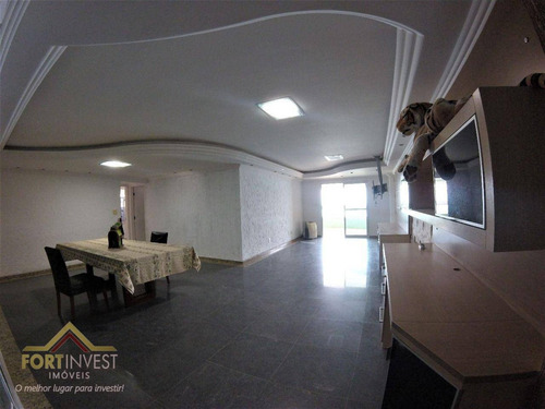 Imagem 10 de 19 de Apartamento Com 3 Dormitórios À Venda, 203 M² Por R$ 2.100.000,00 - Canto Do Forte - Praia Grande/sp - Ap2705