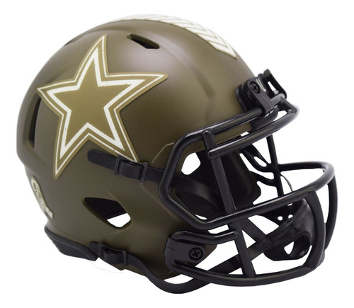 Mini Casco Versión Salute To The Service Dallas Cowboys