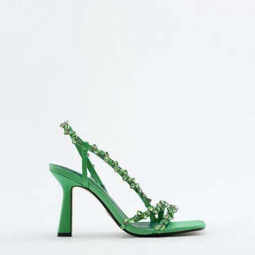 Sandalias com sales strass para festa