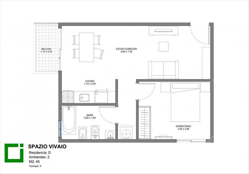 Imagen 25 de 25 de Departamento 2 Ambientes Venta Ituzaingó Centro Anticipo Financiación 30 Años