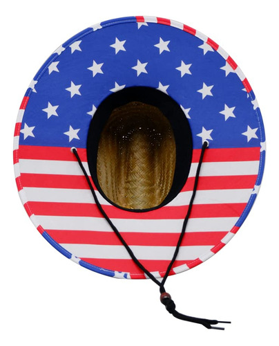 Sombrero De Paja Con Estampado Estampado Dag Gear (ee. Uu.)