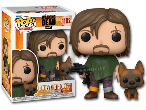 Funk.o P.op Walking Dead - Daryl Dixon Con Dog By 1182 .