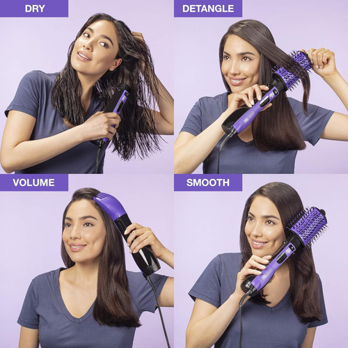 Cepillo De Aire Secador Todo En Uno Morado Knot Dr