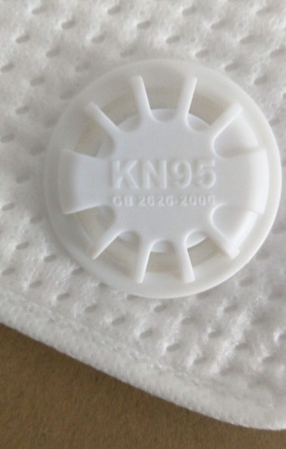 Imagen 3 de 6 de Mascarilla Kn95 Con Válvula, Certificado Ce Y Gb 2626-2006
