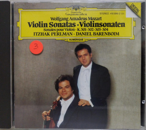 Wolfgang Amadeus Mozart  Violin Sonatas  Cd Uk 1984