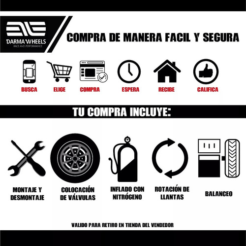 Kit De 4 Llantas Radburg Sport Rs3 P 205/55r16 94 H