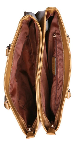Bolsa Chenson Feminina Tote Ombro Média 84101 Cor Natural