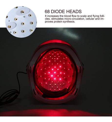 Imagen 6 de 10 de 68 Diodos Pelo Regrow Láser Casco De Crecimiento Rápido Trat