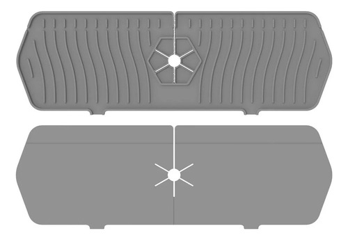 . Alfombrilla Para Grifo De Fregadero Protector Para Gris