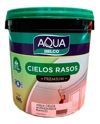 Cielo Raso Directo Sobre Hongo Belco Aquacielo  3.600ltr Gmd