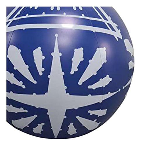 Bola Inflable Gigante De Navidad Con Forma De Copo De Nieve