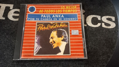 Paul Anka Pon Tu Cabeza Sobre Mi Hombro Cd 1992 Ex+