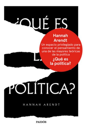 Libro Que Es La Politica