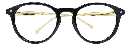 Óculos De Leitura/perto Redondo Geek Grau +2.50 Preto