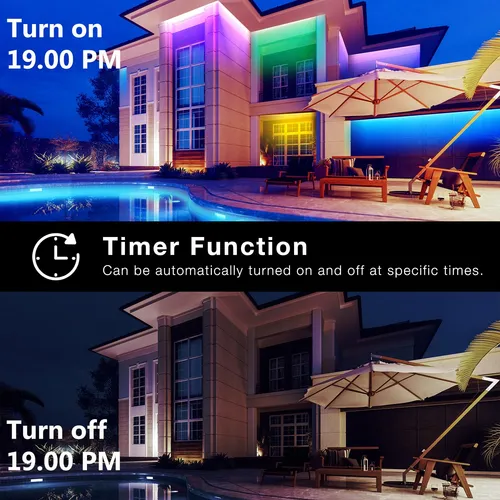 Tiras De Luces Led Daybetter, Resistentes Al Agua, 60 M, Con
