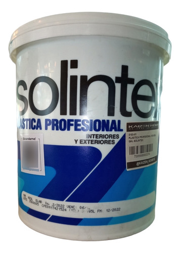 Plástica Profesional 100, Solintex, Azul Gal 