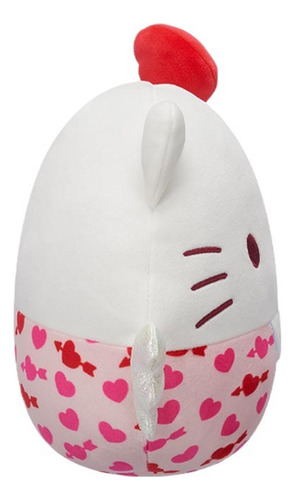 Pelúcia Hello Kitty (corações) 20cm - Squishmallows Sanrio