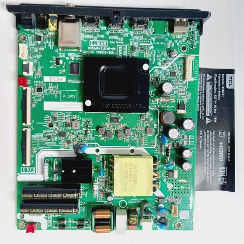 Tarjeta Main Para Pantalla Tcl Modelo 43s351 (Usado)