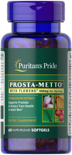 Puritan's Pride | Flowens Prosta Metto | 60 Rapid Softgels