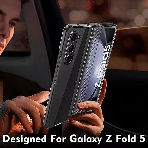 Funda Resistente Para Samsung Z Fold 5 Transparente