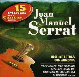 15 Pistas Para Cantar Como Serrat - Karaoke (cd)