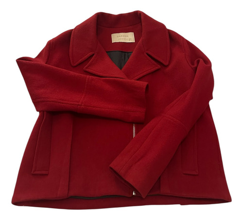 Campera Cardon Usada Impecable Roja De Lana (Usado)