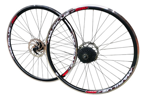 Rines Para Bicicleta 28 Freno De Disco + Cassette Shimano Rines 28 Freno De Disco Shimano