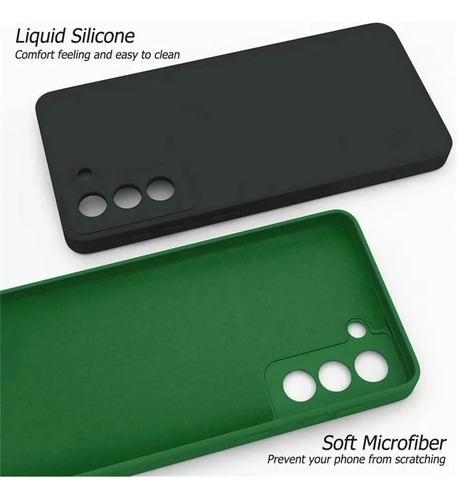 Funda Minimalista De Silicona Flexible For Samsung Galaxy