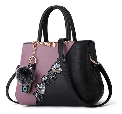 Elda Bolso De Mano Con Bordado Y Asa Superior Para Mujer Cor