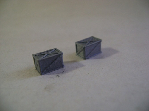 Imagen 3 de 10 de Nico 6 Cajas Carga De Vagones Miniature World H0 (mnw 63)