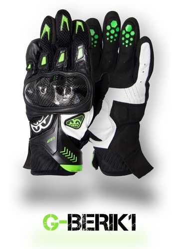 Guantes Para Motociclista Piel,  Berik G-ber1