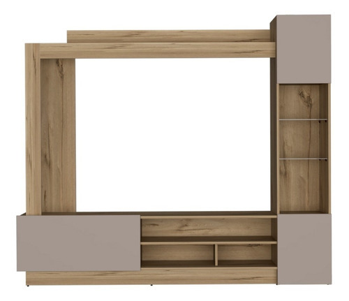 Mesa Para Tv Bayern, Café Claro,para Tv De Hasta 65 Color Marrón claro