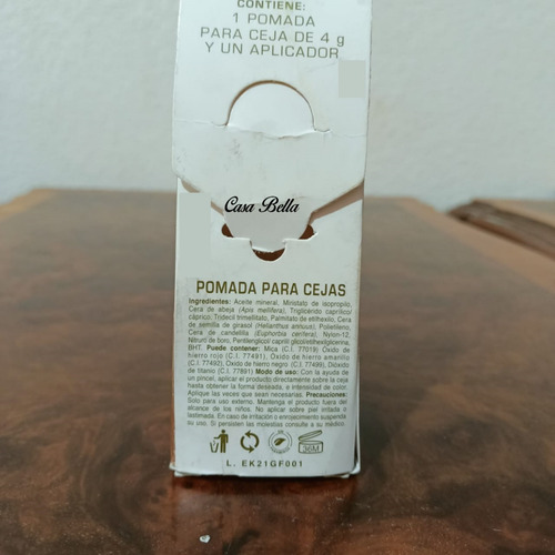 Pomada Para Cejas Cafe Claro 4g Kj-kejel Jabibe