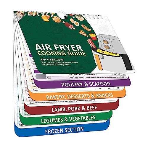 Más De 200 Alimentos Air Fryer Cheat Sheet Magnets, Air Frye