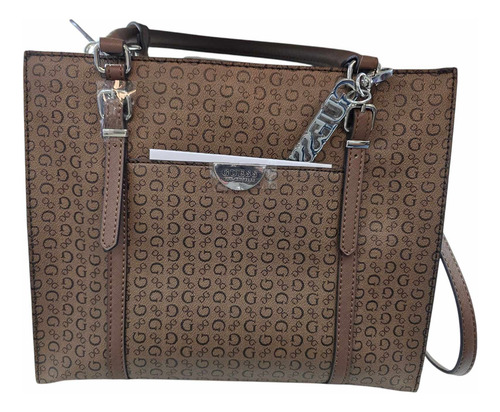 Bolsa Tote Guess Café Con Asas Café