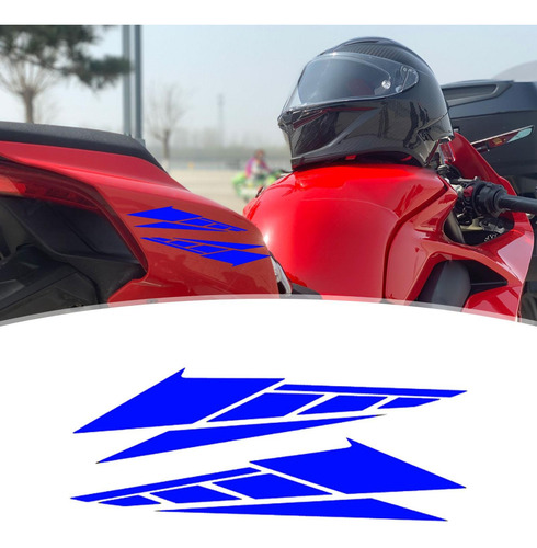Pegatina Universal Para Carrocería De Automóvil, Azul