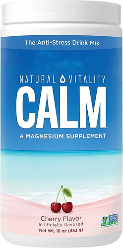 Magnesio Anti Estres Natural Vitality Calm Cerezo