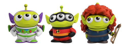 Figuras De Personajes Pixar Alien Remix De 3 Pulgadas, Mr. .