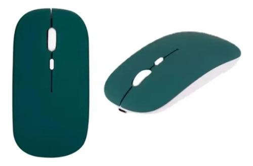 2 Mouse Ratón Inalámbrico Recargable De Bluetooth 2.4g Y 5.2