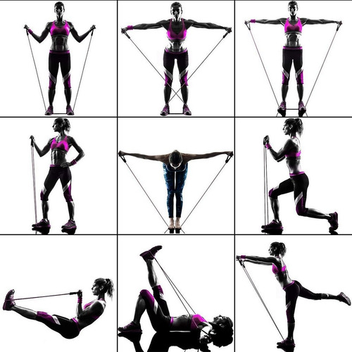 Imagem 6 de 7 de Elástico Extensor Para Exercícios Academia Em Casa