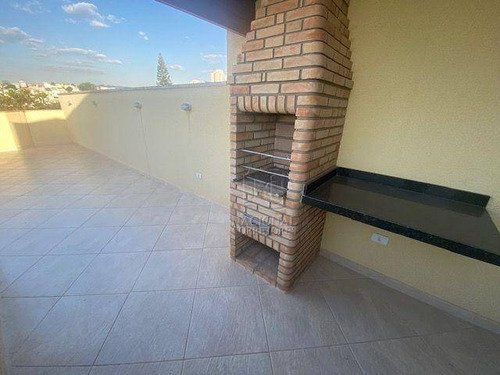 Cobertura Com 2 Dormitórios À Venda, 106 M² Por R$ 375.000,00 - Utinga - Santo André/sp - Co4635