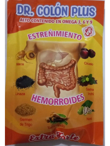 Colon Irritable Hemorroides  Estreñimiento X 6 Pack(60 Días)