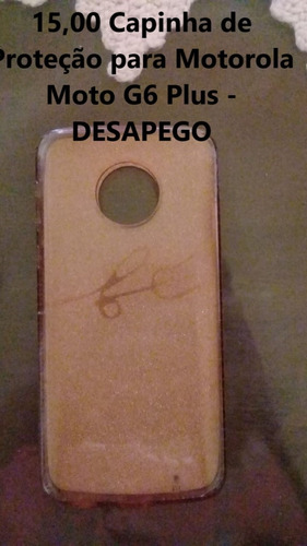 Capinha De Proteção Para Motorola Moto G6 Plus - Desapego