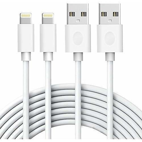 Pack X2 Cables Para iPhone Certificado Mfi Usb A Lightning