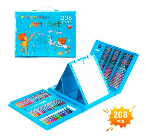 Art Set De 208 Piezas Colores Crayones Acuarela Kit De Arte
