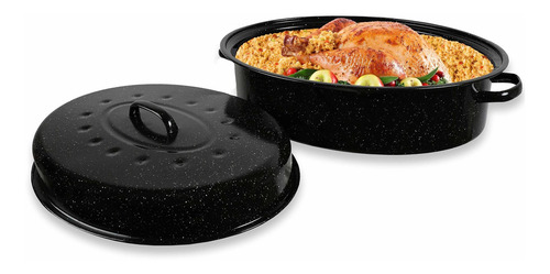 Bovado Usa Sartén Para Asar Pavo Esmaltada Ovalada De...