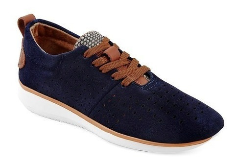 Zapato Confort Color Azul Para Dama Mundo Terra