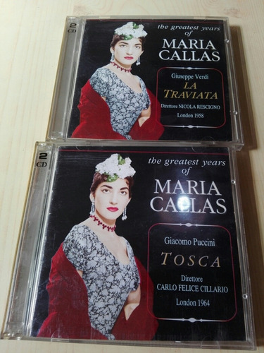 Maria Callas, 4 Cds.la Traviata Y Tosca.