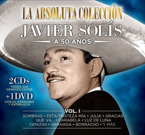 Javier Solís La Absoluta Colección Vol 1 - 2cd + Dvd Nuevo