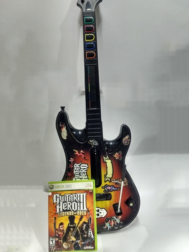 Guitarra Guitar Hero World Tour + Guitar Hero 3 Xbox 360 